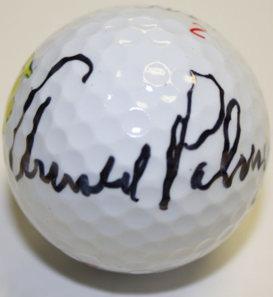 Arnold Palmer Signed Masters Logo Golf Ball - JSA