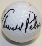 Arnold Palmer Signed Masters Logo Golf Ball - JSA