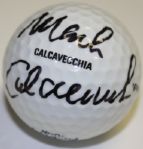 Mark Calcavecchia Signed Personal (Calcavecchia) Golf Ball - 1989 Open Champ