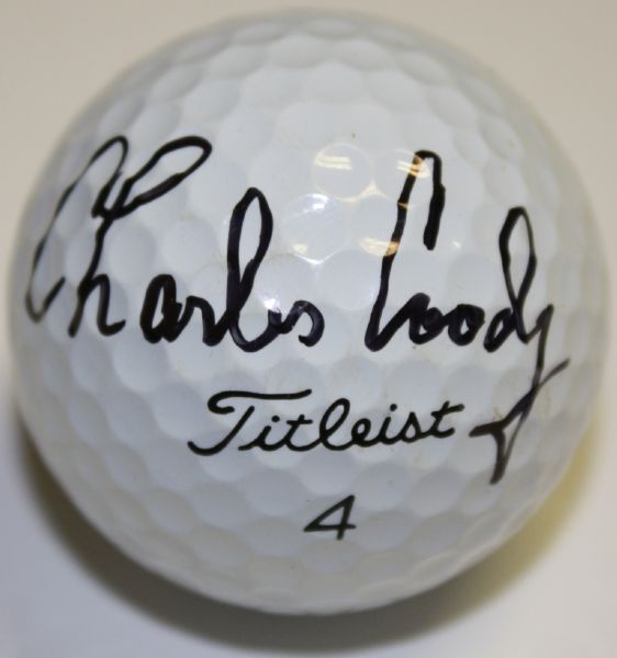 Charles Coody Signed Golf Ball - 1971 Masters Champ