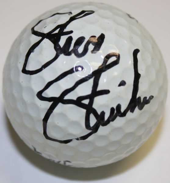 Steve Stricker Signed Golf Ball #1 Ranked US Player, Ryder Cup Star