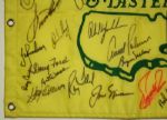 Undated Masters Flag Signed by 34 Masters Champs One of Finest Flags Known - JSA and PSA