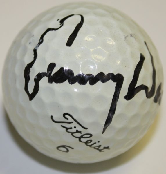 Hall of Famer Lanny Wadkins Signed Golf Ball - PGA Champ & Tough Autograph on Golf Balls - JSA