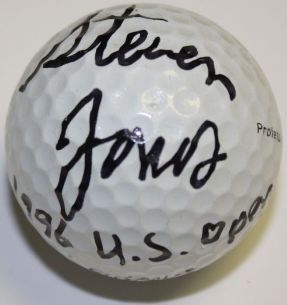 Steve Jones Signed Golf Ball w/Notation 1996 US Open 
