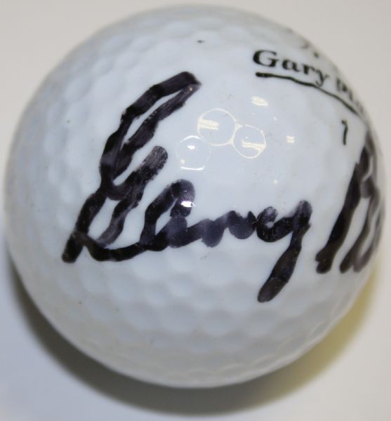 Hall of Fame Gary Player Signed Personal (Black Knight) Golf Ball - 3x Masters Champ