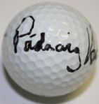 Padraig Harrington Signed Golf Ball - British & PGA Champ