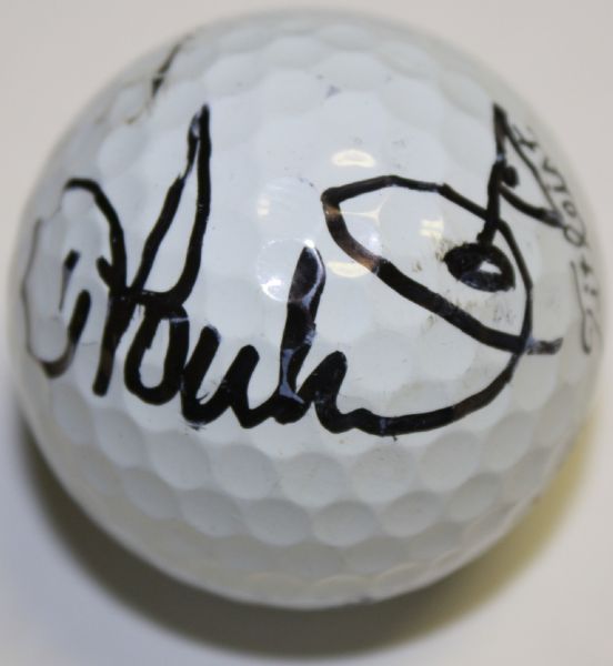 Ian Poulter Signed Titleist Practice Golf Ball