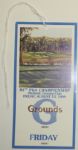 Full Unused 1999 PGA Championship Ticket - Tiger Wins 2nd of 14 Majors