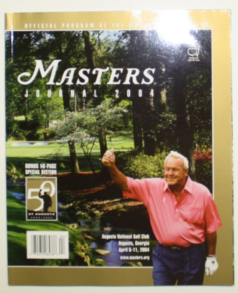 2004 Masters Journal - 16 Page Palmer Tribute