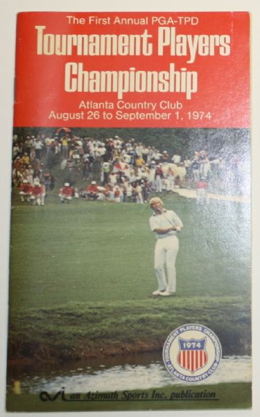 1974 Inaugural T.P.C. Program - Seldom Seen - Jack Nicklaus Champ 