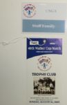 2005 Walker Cup Ticket and 2005 USGA Walker Cup Staff Family Badge