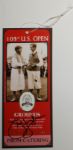 2003 US Open Sunday Ticket Signed by Champion Jim Furyk