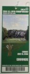 2006 US Open Sunday Ticket Signed Ticket Signed by Champion Geoff Ogilvy