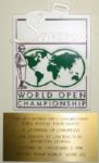 1996 Gene Sarazen World Open Flag Singed by ENTIRE FIELD Including Payne Stewart, Jack Nicklaus, etc. - JSA