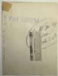 Arnold Palmer 1961 British Open Wire Photo with Medal & Trophy