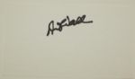Art Wall Signed 3x5 Index Card