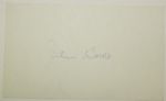Julius Boros Signed 3x5 Index Card