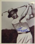 Sam Snead Signed 8x10 Photo - Swinging Club
