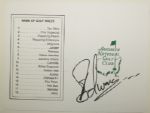 Charl Schwartzel Signed Masters Scorecard