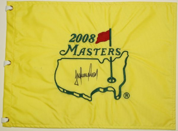 Trevor Immelman Signed 2008 Masters Flag