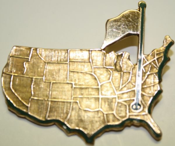 1963 Masters 14k Gold Pin  - Nicklaus First Masters Win
