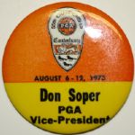 1973 PGA VP Admission Badge - Nicklaus Win - Canterbury G.C.