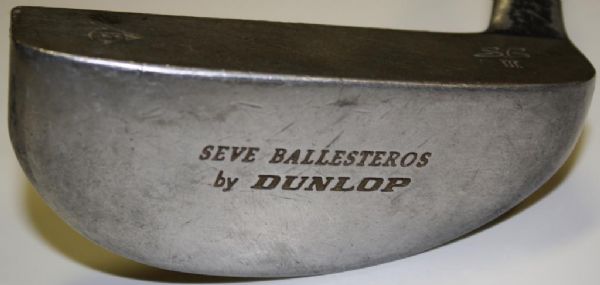 Seve Ballesteros Dunlop SBIII Putter and Book "Trouble-Shooting"