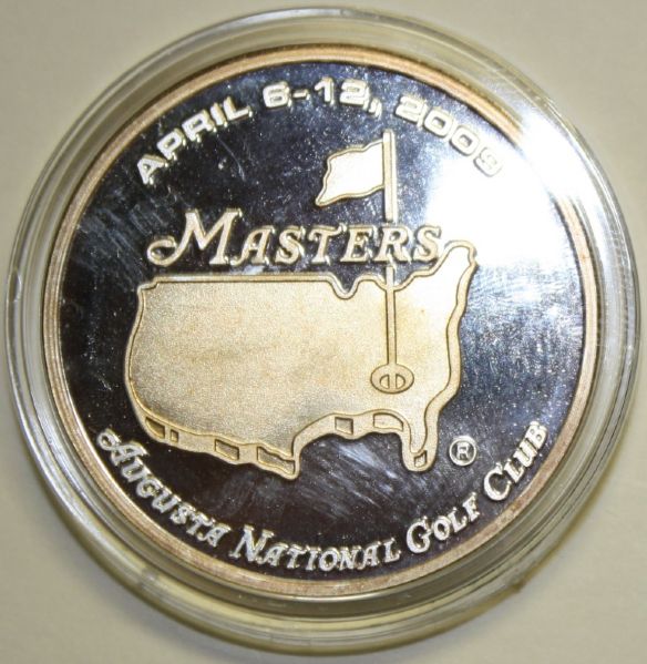 2009 Masters Commemorative Coin #10-Depicts 13th Hole