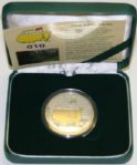 2009 Masters Commemorative Coin #10-Depicts 13th Hole