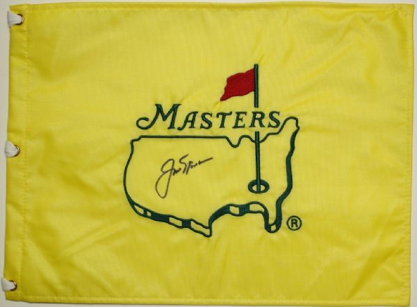 Jack Nicklaus Signed Undated Masters Flag