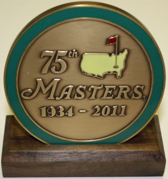2011 Masters 75th Anniversary Medallion