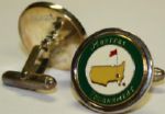 Set of Masters Cufflinks - Green/White - 925 Sterling