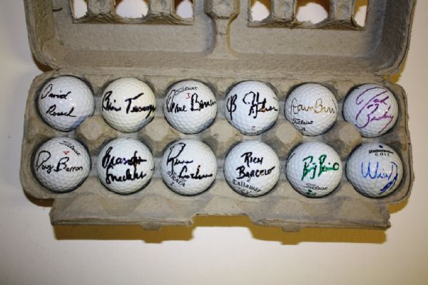 Lot of 12 Signed Golf Balls #2