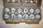 Lot of 12 Signed Golf Balls #2