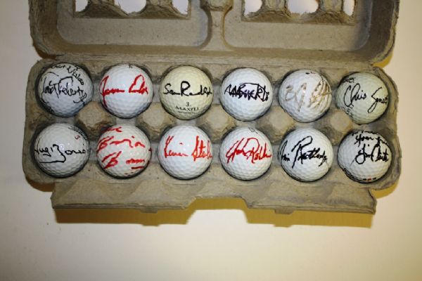 Lot of 12 Signed Golf Balls #3