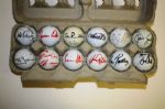 Lot of 12 Signed Golf Balls #3