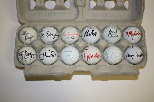 Lot of 12 Signed Golf Balls #4