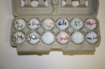 Lot of 12 Signed Golf Balls #4