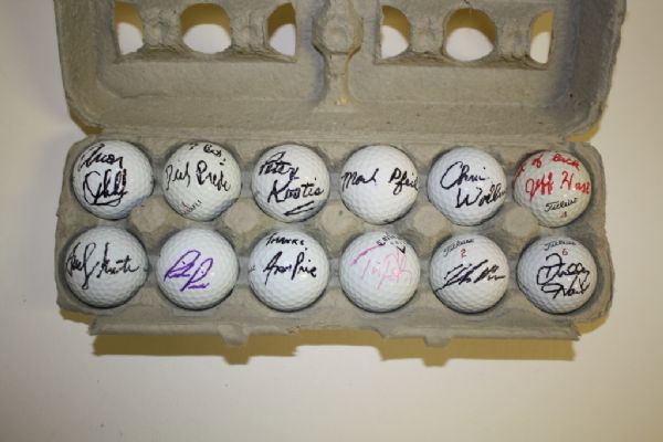 Lot of 12 Signed Golf Balls #5