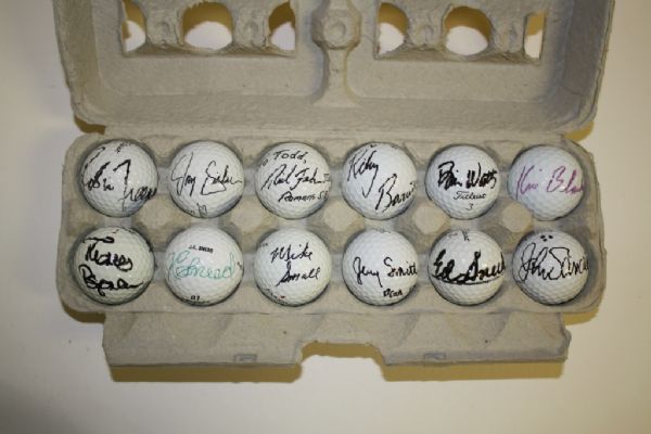 Lot of 12 Signed Golf Balls #6