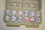 Lot of 12 Signed Golf Balls #8