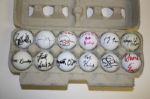 Lot of 12 Signed Golf Balls #10