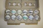 Lot of 12 Signed Golf Balls #12