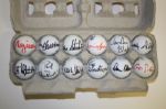 Lot of 12 Signed Golf Balls #13