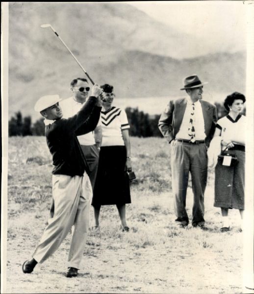 Two Ben Hogan and Two Byron Nelson Wire Photos