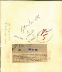 Two Ben Hogan and Two Byron Nelson Wire Photos