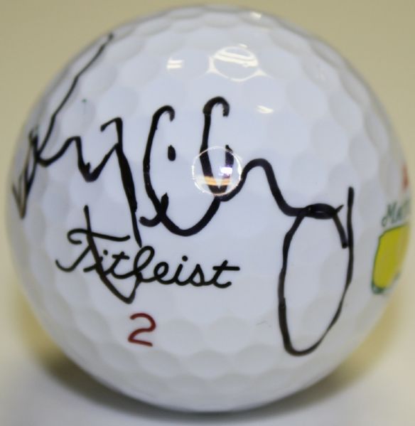 Rory McIlroy Signed Masters Logo Golf Ball with JSA Certification