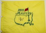 Lot of 3 Charl Schwartzel Signed 2011 Masters Embroidered Pin Flags