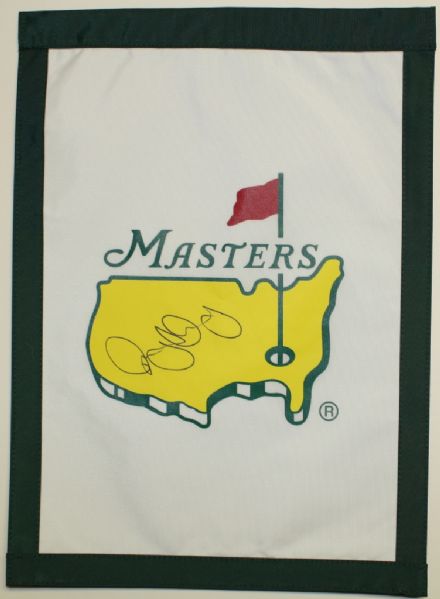 Rory McIlroy Signed Masters Garden Flag