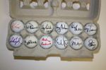 Lot of 12 Signed Golf Balls #15